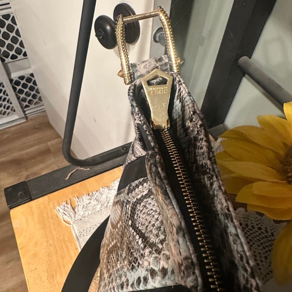 Aimee Kestenberg Collection Chic Snakeskin Patterned Shoulder Bag NWOT - Picture 6 of 12